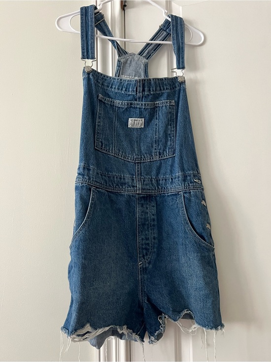 Levi's Pants - Levi's Blue Denim Short Overalls Romper